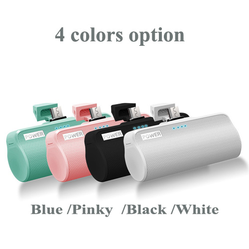 mini portable power bank 3000mah sticked to mobile