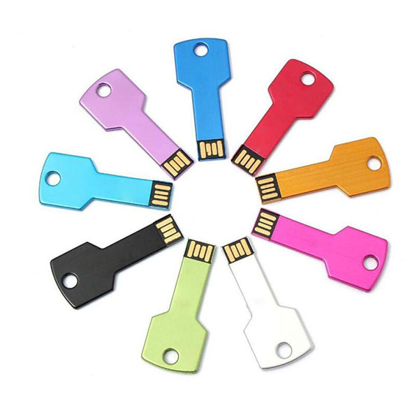 Colorful Key shape Aluminum USB flash