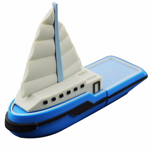 New PVC customized sailing boat USB flash 8G 16G