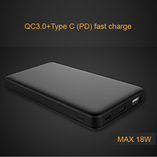 QC3.0 PD fast charge power bank 10000mAh