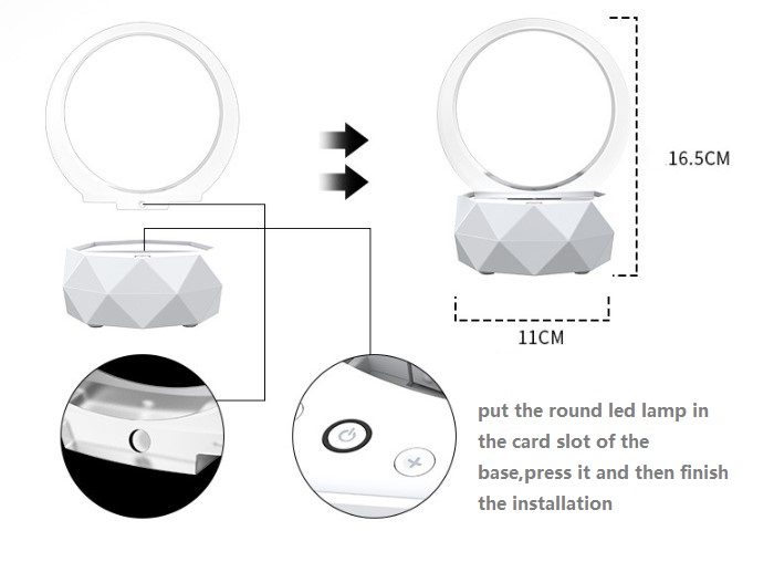 2020 new hot led light multi color wireless bluetooth speaker for gifts